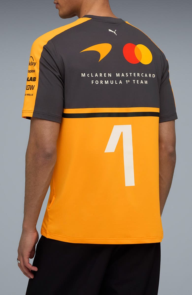 PUMA McLaren Replica Norris Racing T-Shirt, Alternate, color, Papaya