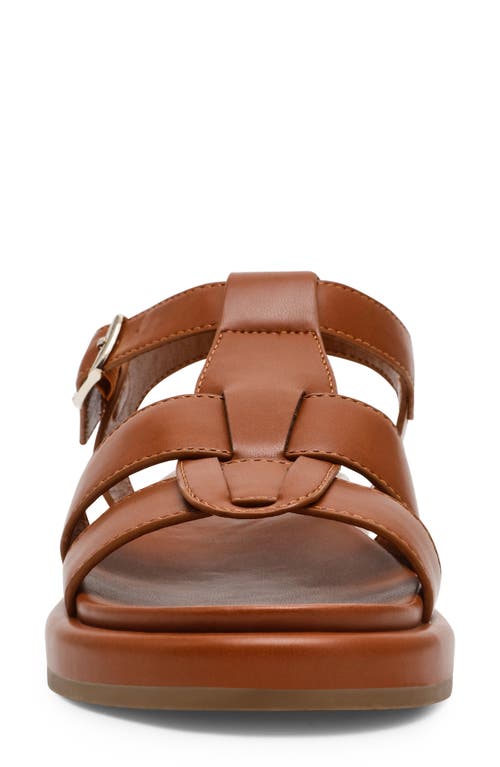 Anne Klein Emarent Sandal In Dark Cafe Raffia