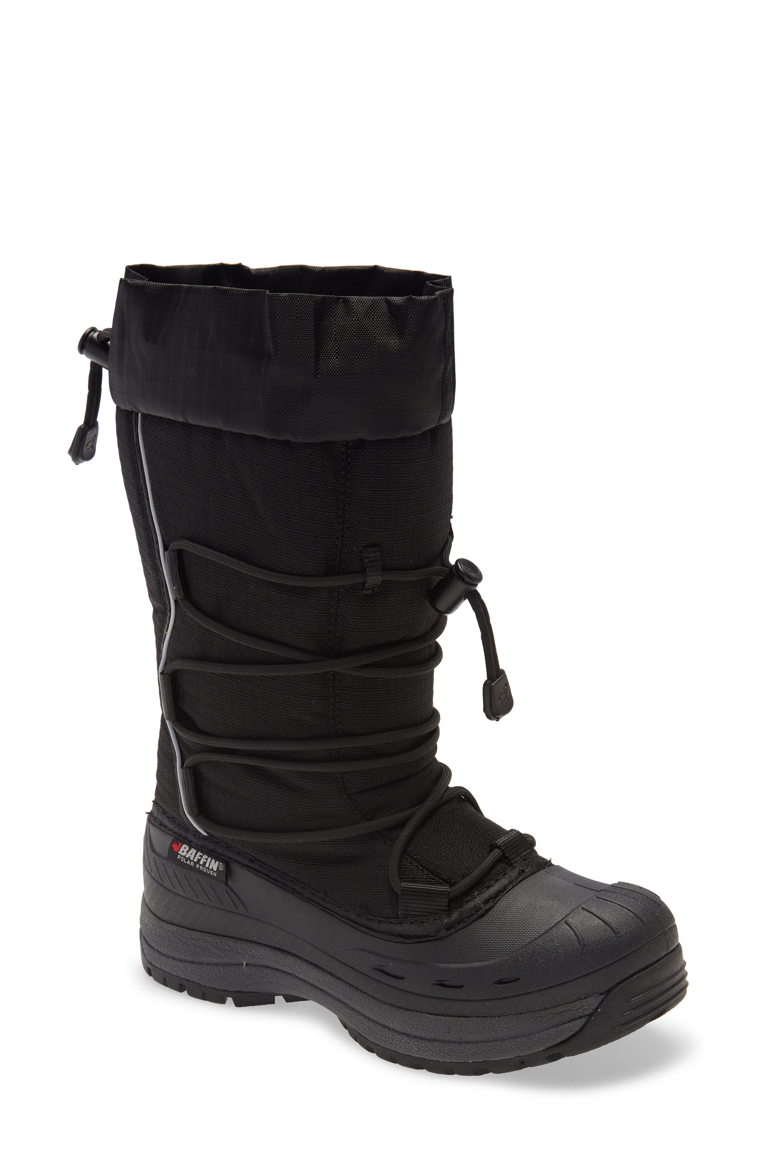 Baffin Snogoose Waterproof Winter Boot, Main, color, Black