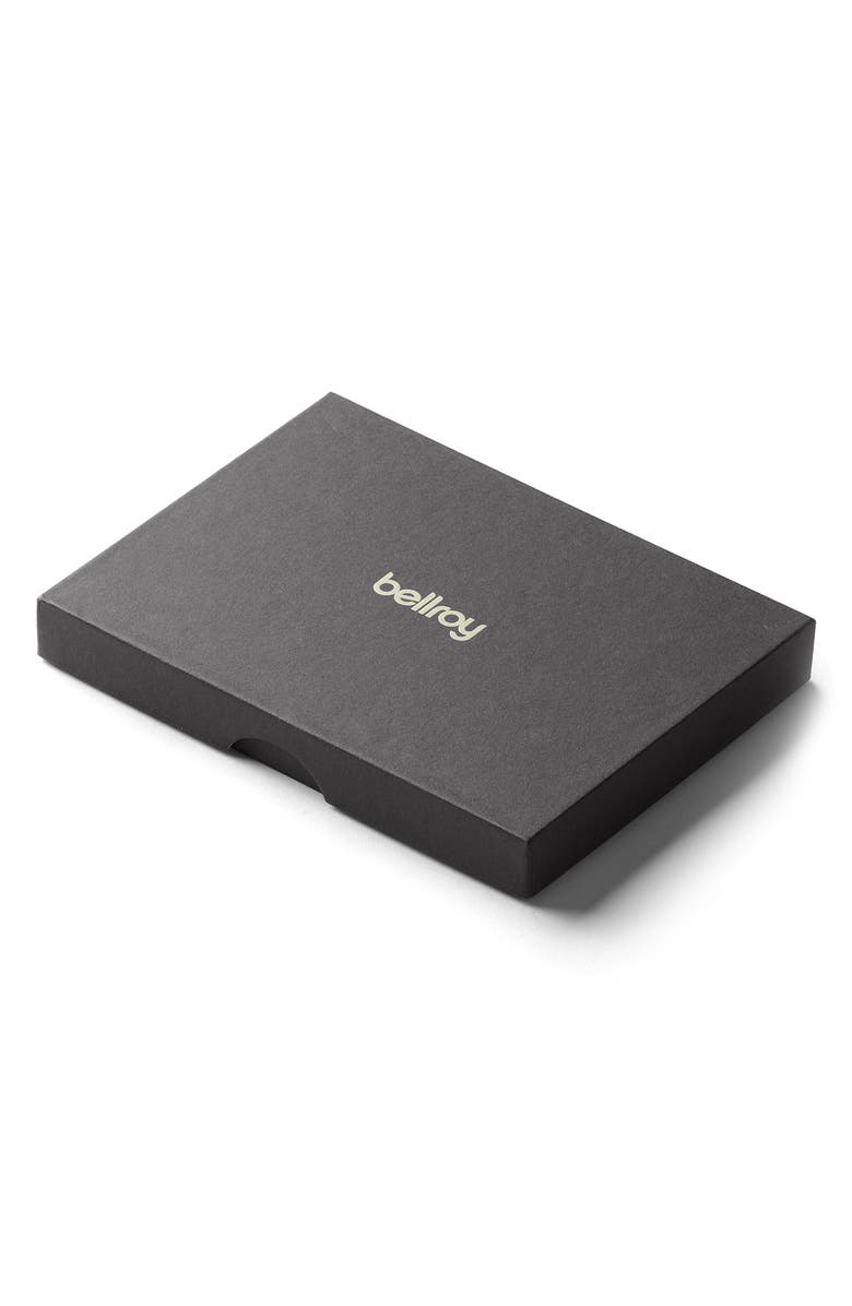 Bellroy Leather Card Pocket, Alternate, color, Charcoal Cobalt