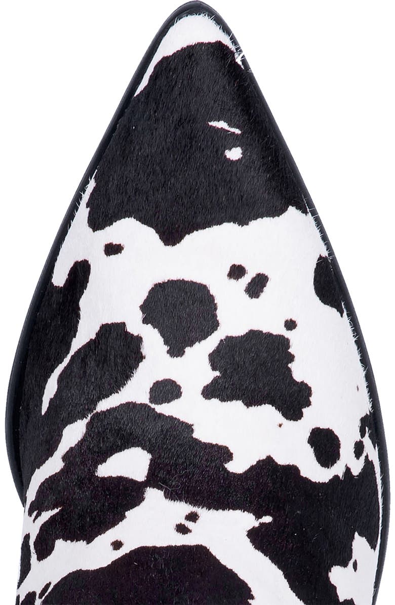 Dingo Live a Little Cow Print Genuine Calf Hair Western Boot, Alternate, color,