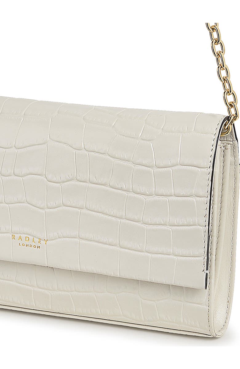 Radley Chancery Row Mini Croc Embossed Leather Crossbody Bag, Alternate, color,