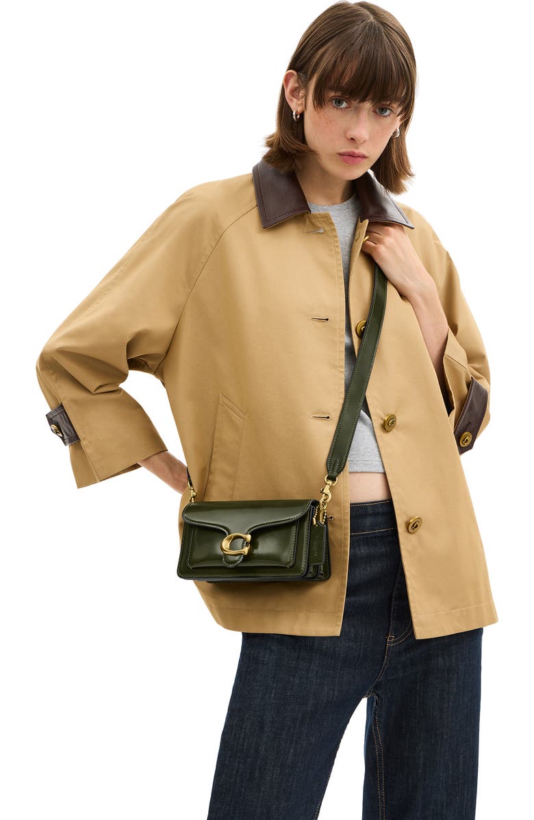 COACH Tabby Spazzolato Leather Shoulder Bag, Alternate, color,