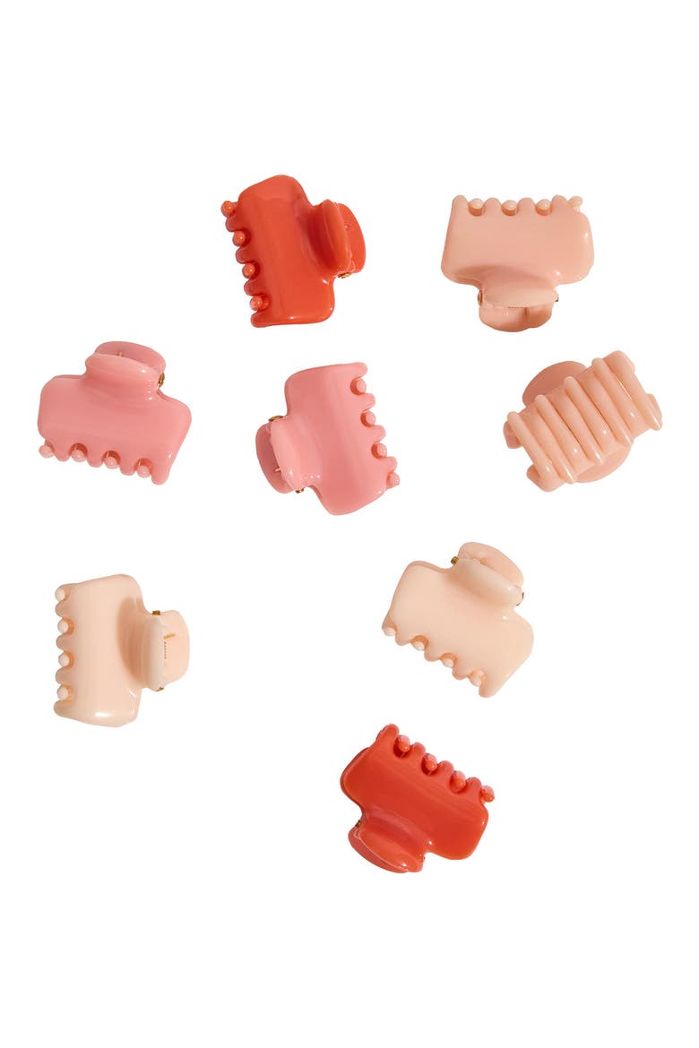 8-Pack Cloud Mini Claw Clips, Main, color, ASSORTED CHERRY BLOSSOM