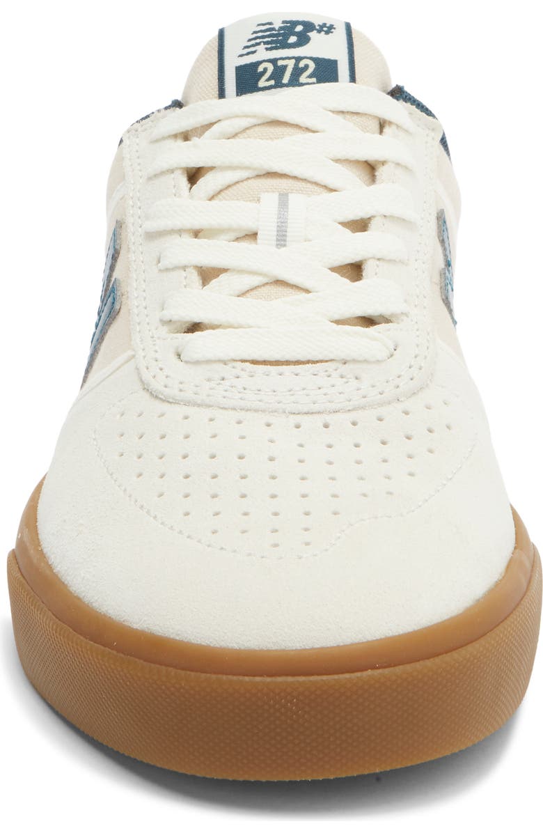 New Balance 272 Skate Sneaker, Alternate, color, Sea Salt/ Deep Ocean
