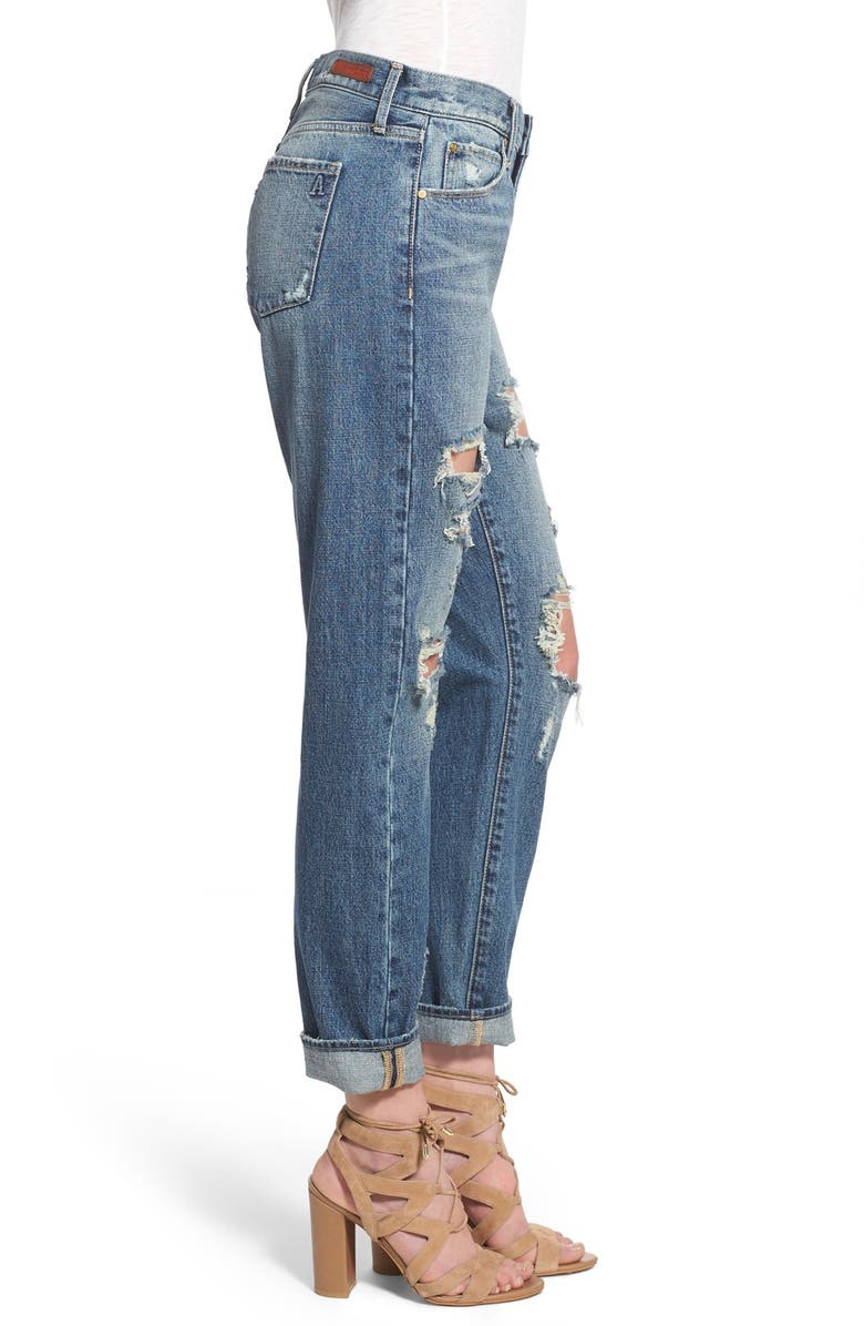 Articles of Society 'Janis' Destroyed Boyfriend Jeans, Alternate, color, 