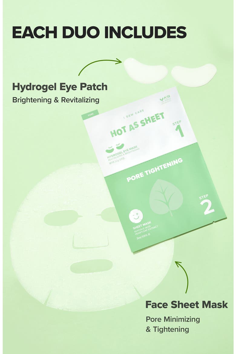 Hot As Sheet Pore Tightening Eye & Sheet Mask Set (Nordstrom Exclusive), Alternate, color, NO COLOR