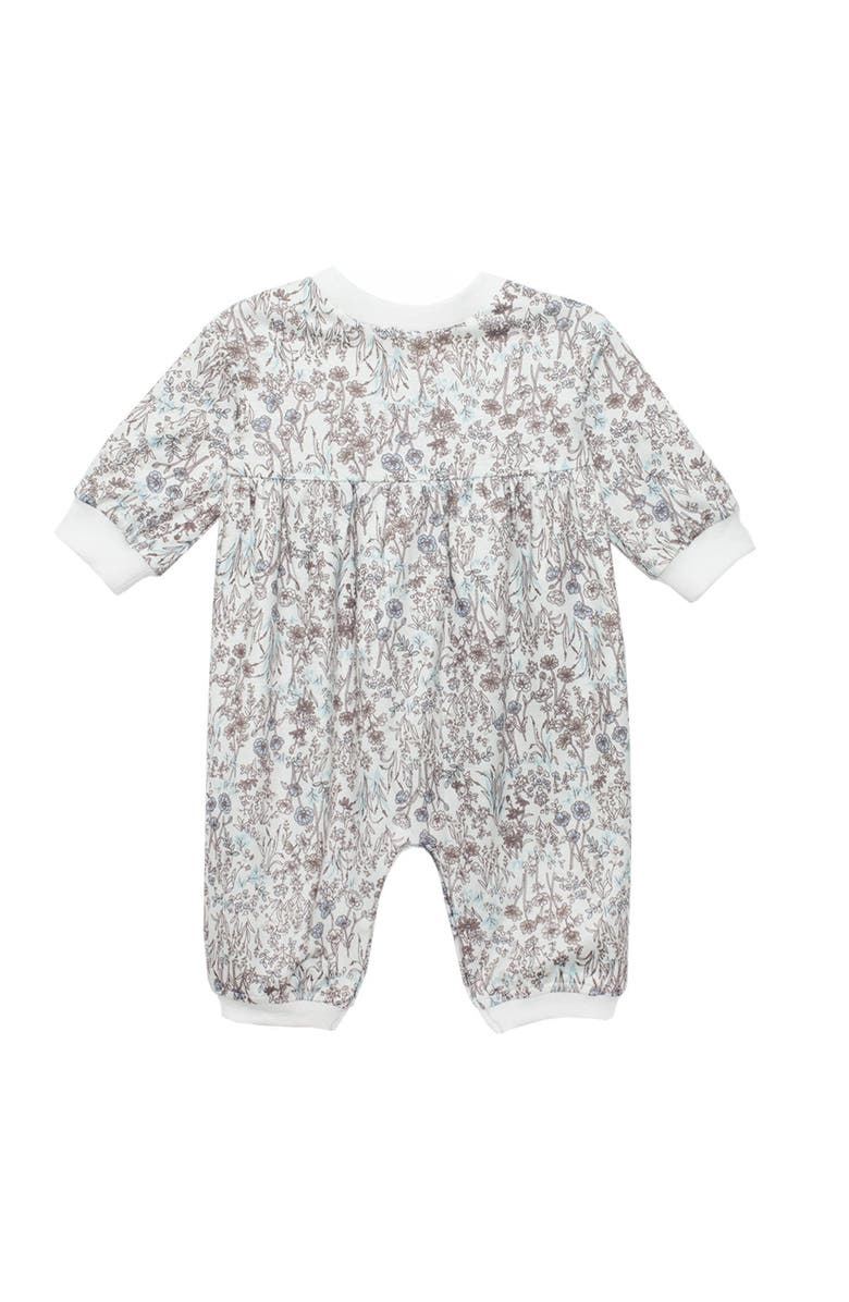Mabel + Honey Meadow Romper, Alternate, color, Blue