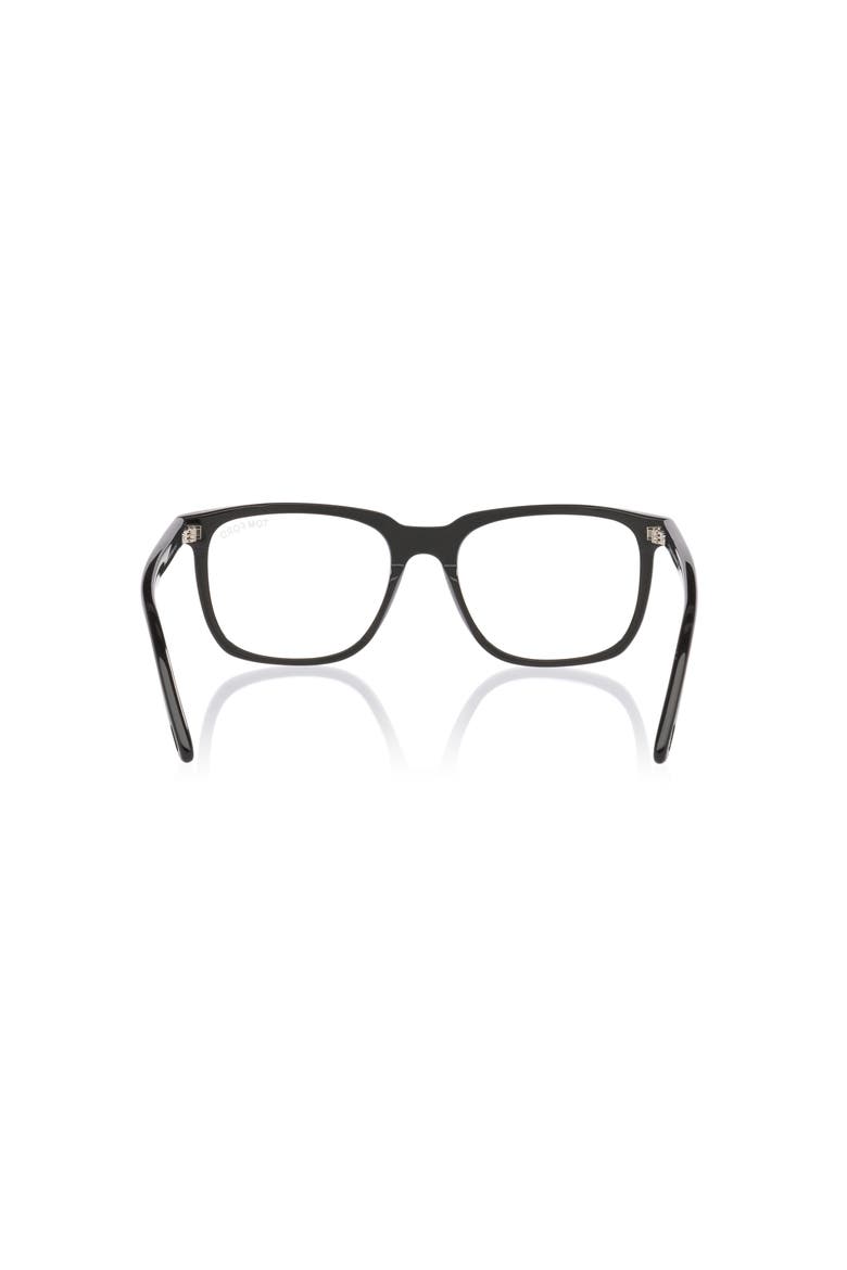 55mm Square optical glasses, Alternate, color, Black