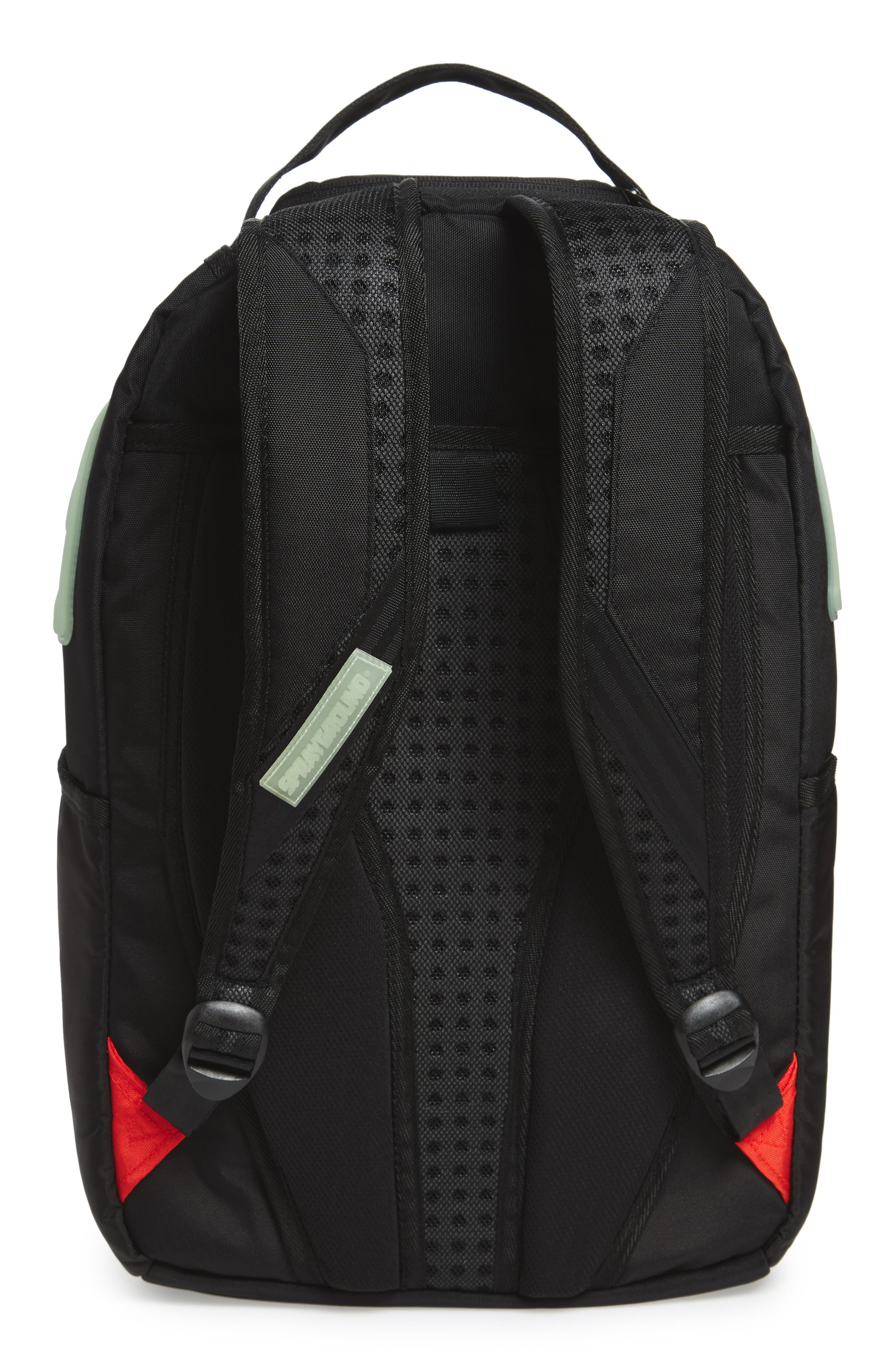 Sprayground Glow in the Dark Shark Backpack, Alternate, color, 