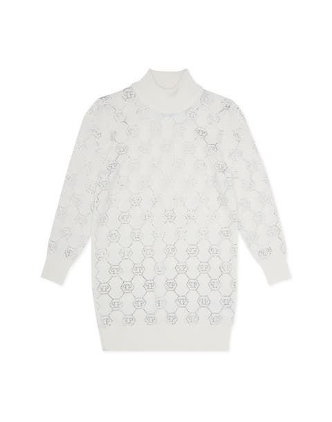 Knit Dress Monogram Girl