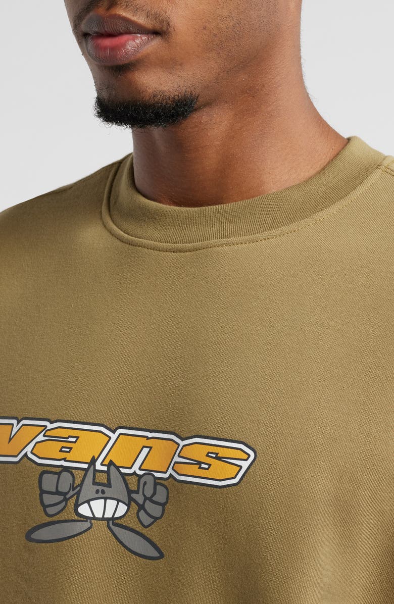 Vans Sakomo Loose Fit Crewneck Sweatshirt, Alternate, color, 