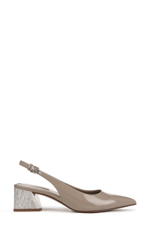 Franco Sarto Racer Slingback Pointed Toe Pump In Grey