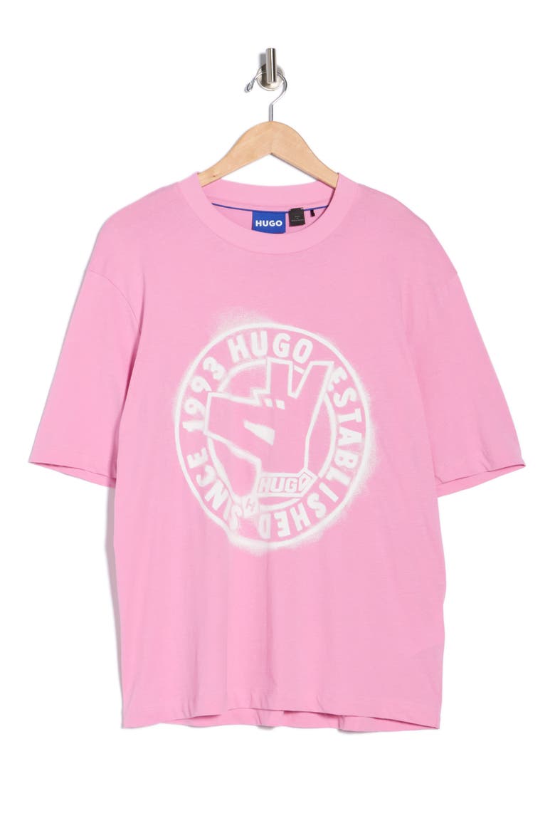 Noreiles Graphic T-Shirt, Alternate, color, MEDIUM PINK