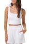 Yacht Me Rib Crop Tank