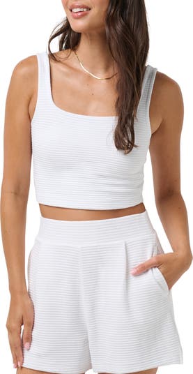 Yacht Me Rib Crop Tank