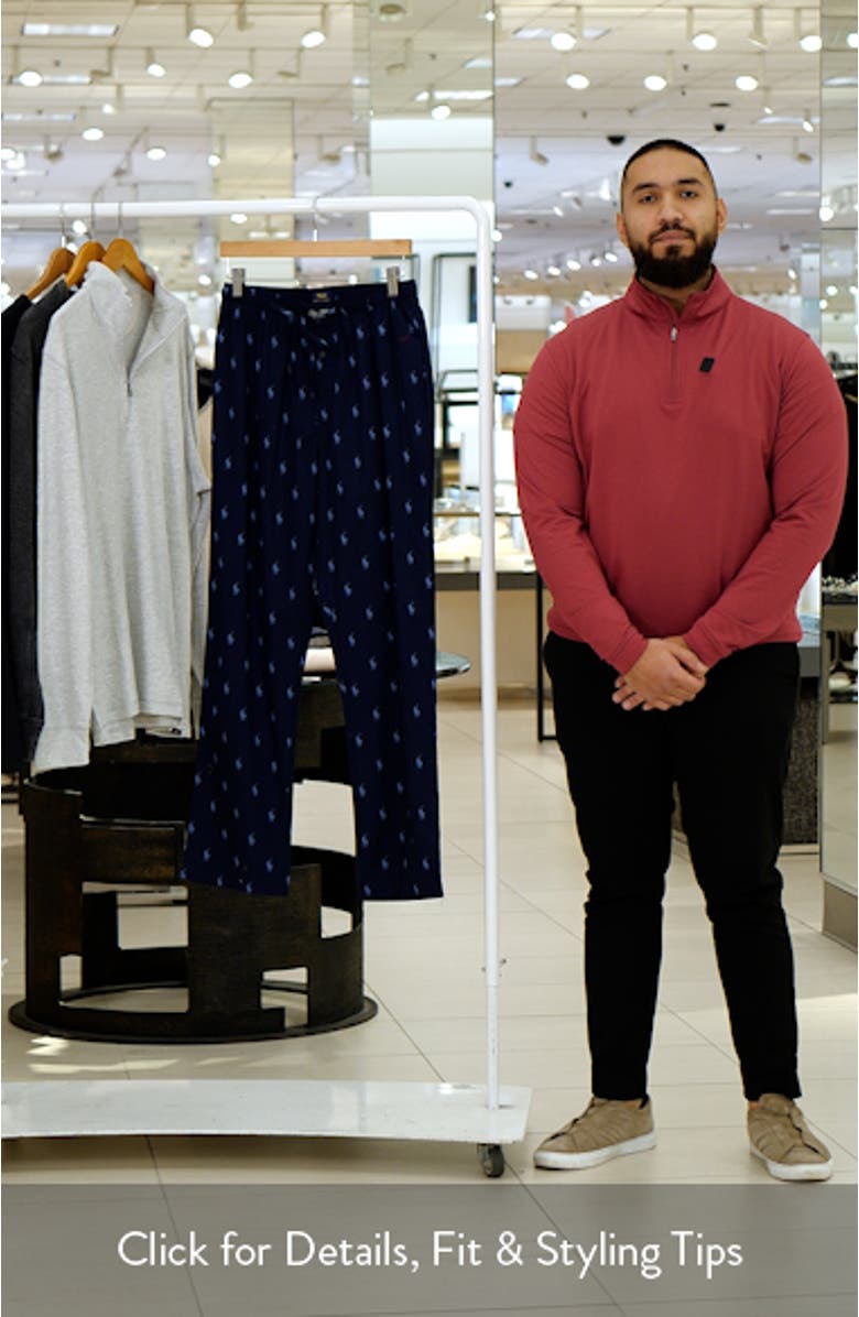 Print Cotton Pajama Pants, sales video thumbnail