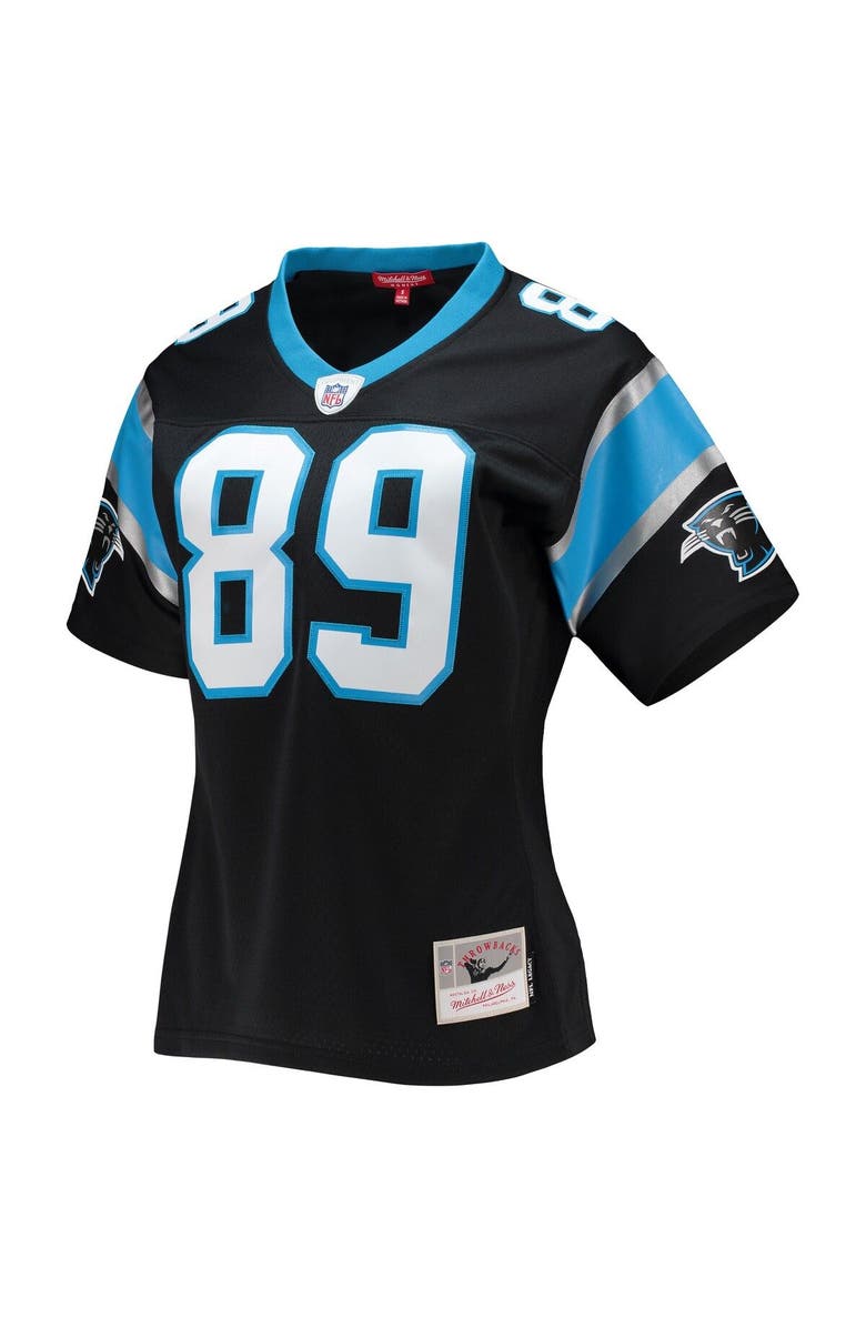 Mitchell & Ness Women's Mitchell & Ness Steve Smith Black Carolina Panthers Legacy Replica Player Jersey, Alternate, color,