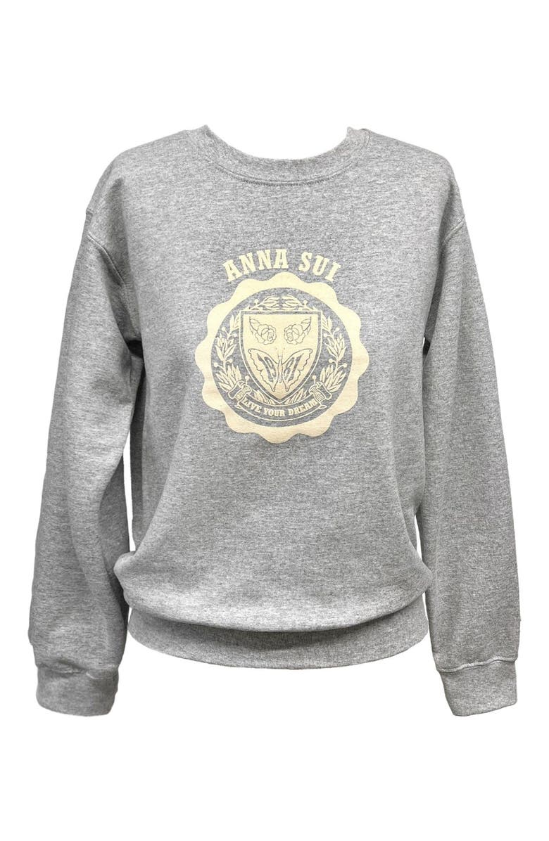 Anna Sui Emblem Sweatshirt, Main, color, 