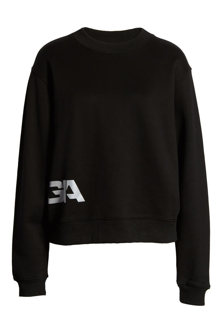 Taja Sweatshirt, Alternate, color, BLACK