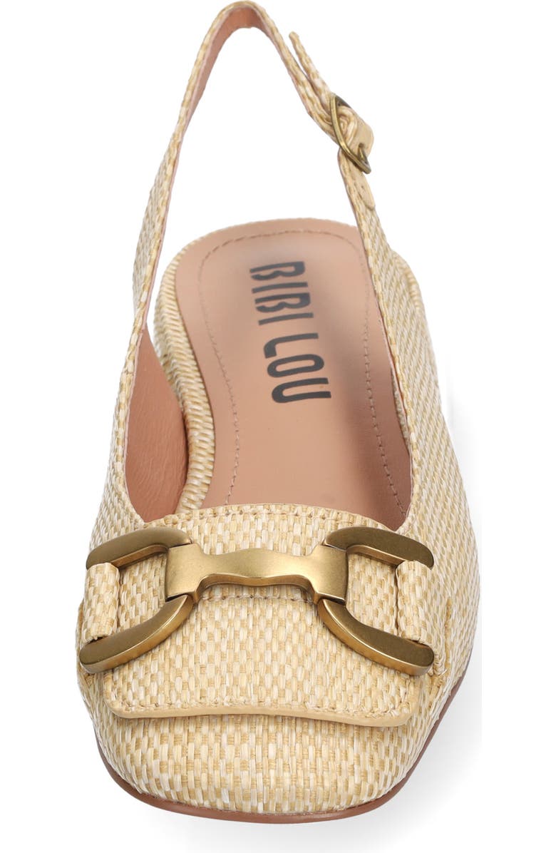 Bibi Lou Vela Slingback Pump, Alternate, color, Natural