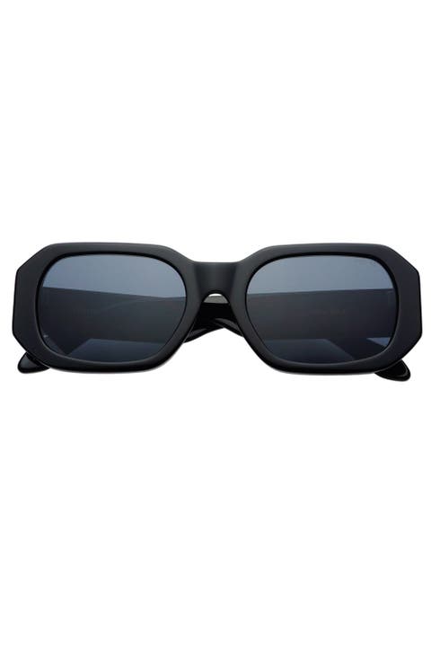 Onyx Rectangular Sunglasses
