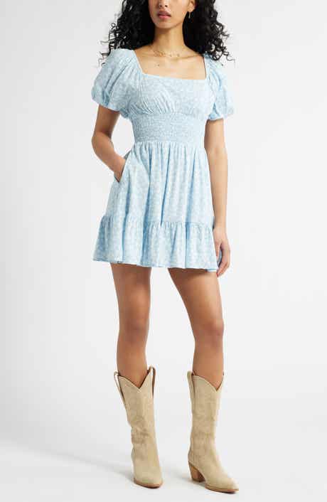 BP. Tiered Puff Sleeve Dress