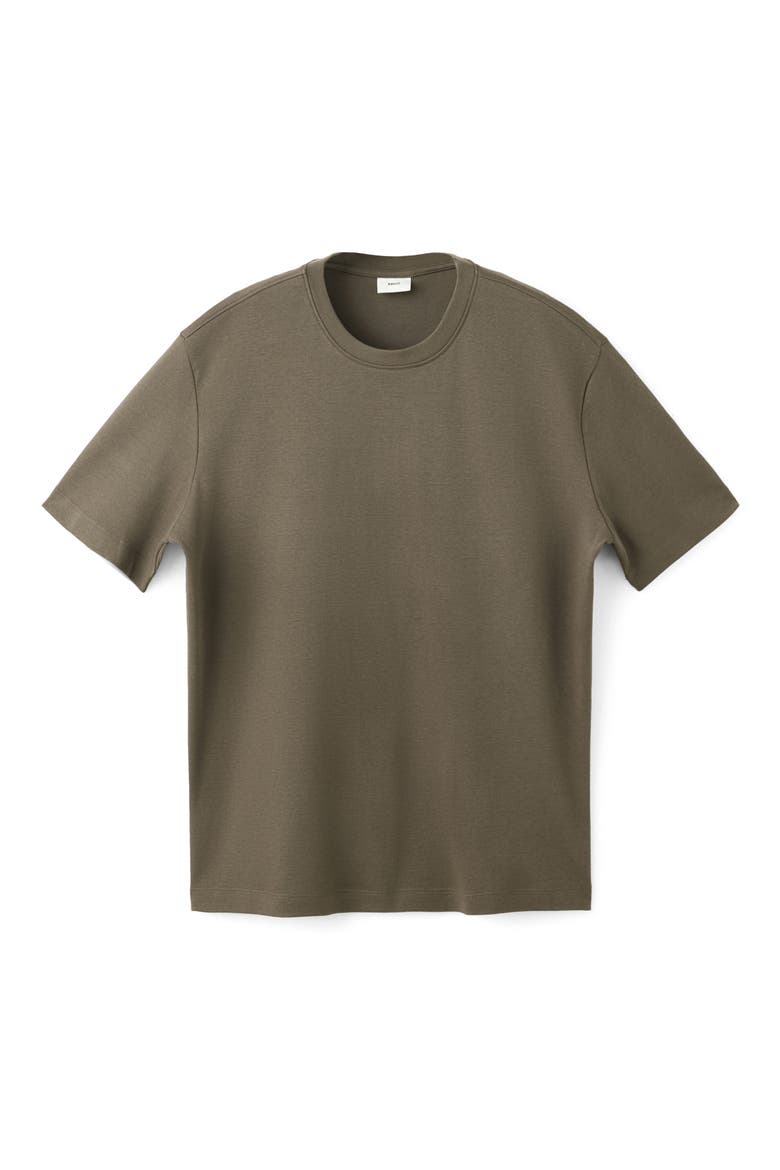 Regular Fit Cotton Crewneck T-Shirt, Alternate, color, MEDIUM GREEN