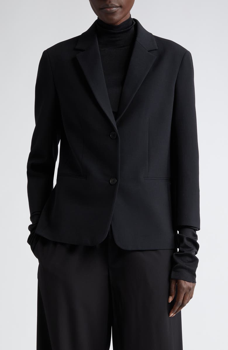 The Row Schoolgirl Stretch Wool Blazer, Main, color, 