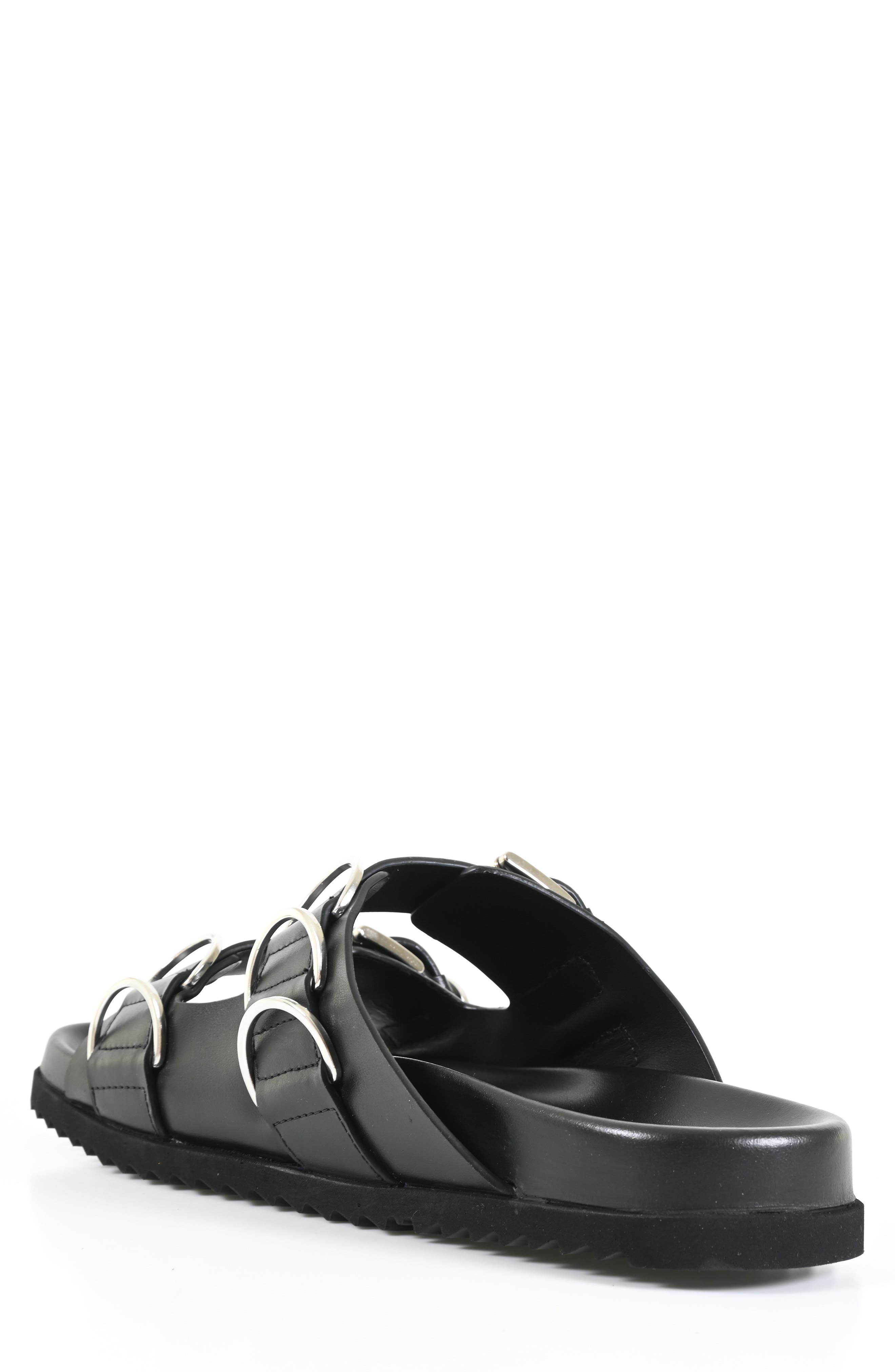 JOHN RICHMOND Two-Strap Sandal, Alternate, color, Black