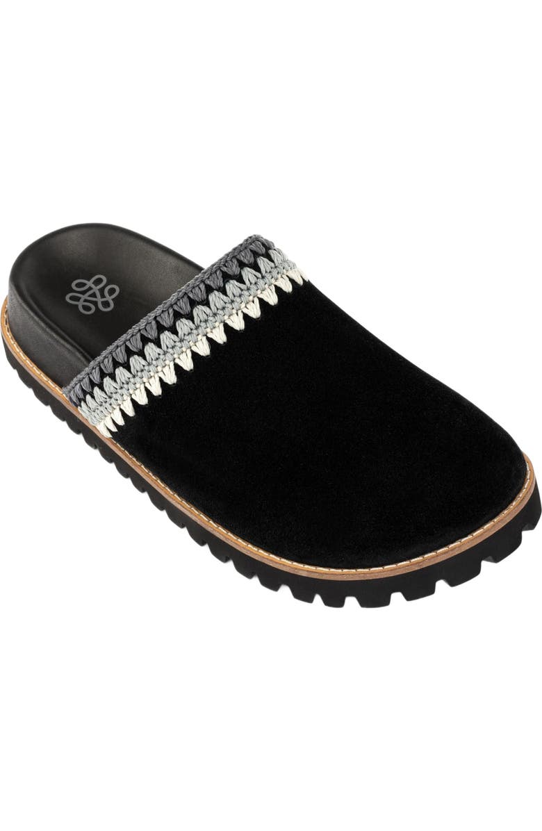 The Sak Bolinas Lug Sole Clog, Alternate, color, Black Seminyak
