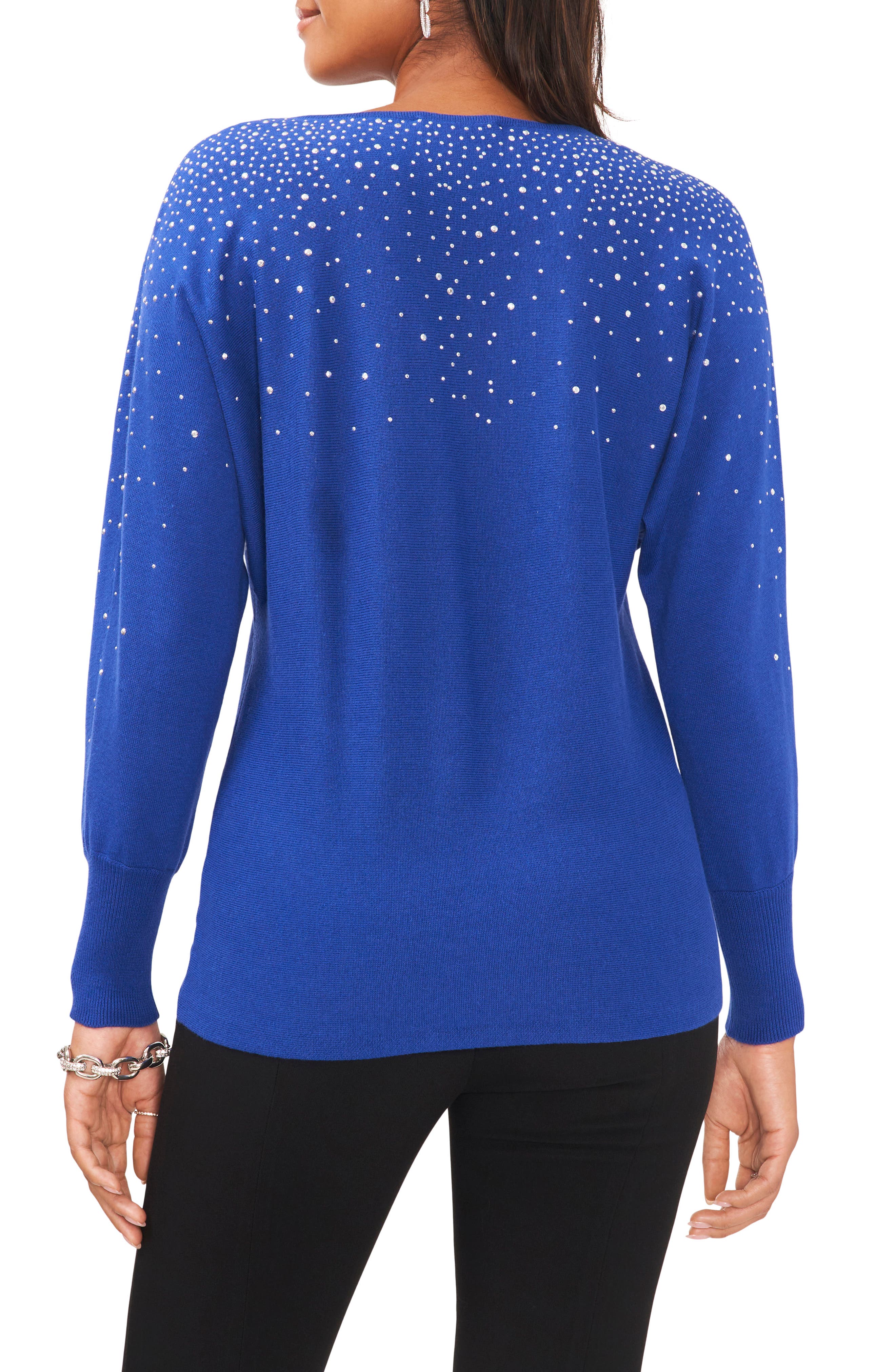 Bling V-Neck Sweater - image 4