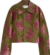 Dries Van Noten Vondel Floral Fil Coupé Satin Jacket