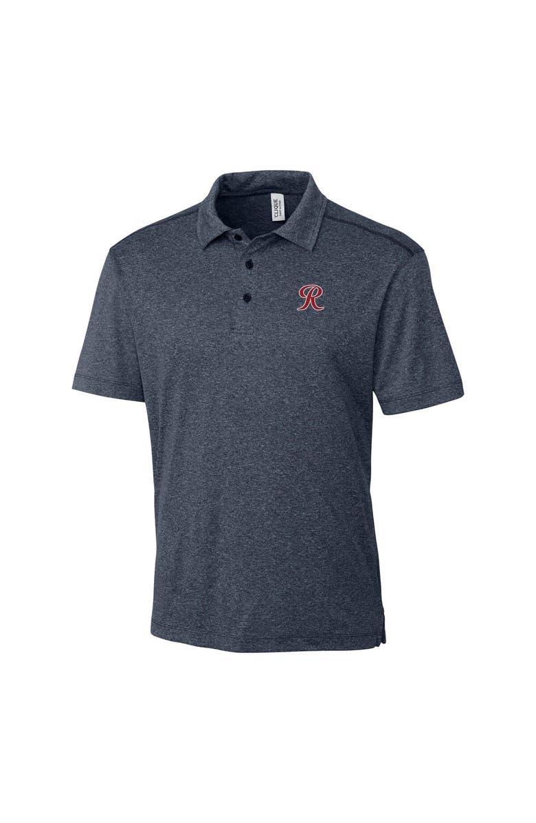 Cutter & Buck Men's Cutter & Buck  Heather Navy Tacoma Rainiers  Clique Charge Active Polo, Alternate, color, 