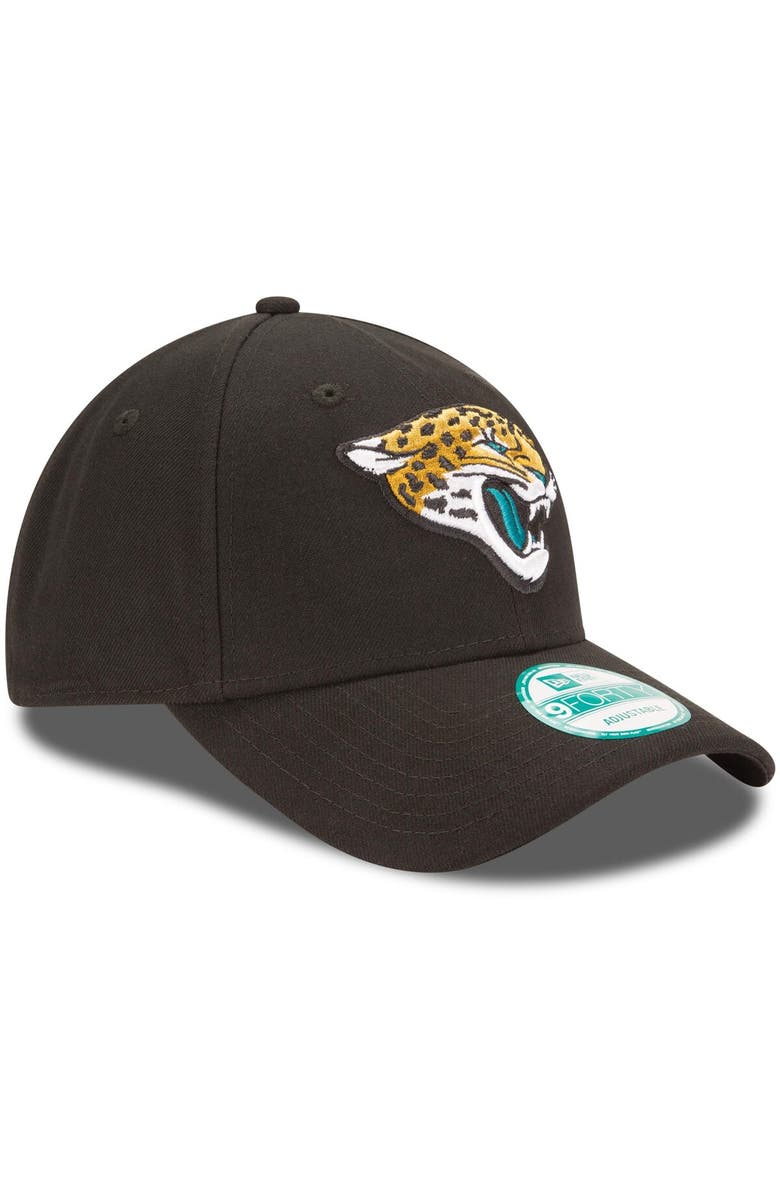 New Era Men's New Era Black Jacksonville Jaguars The League 9FORTY Adjustable Hat, Alternate, color, Black