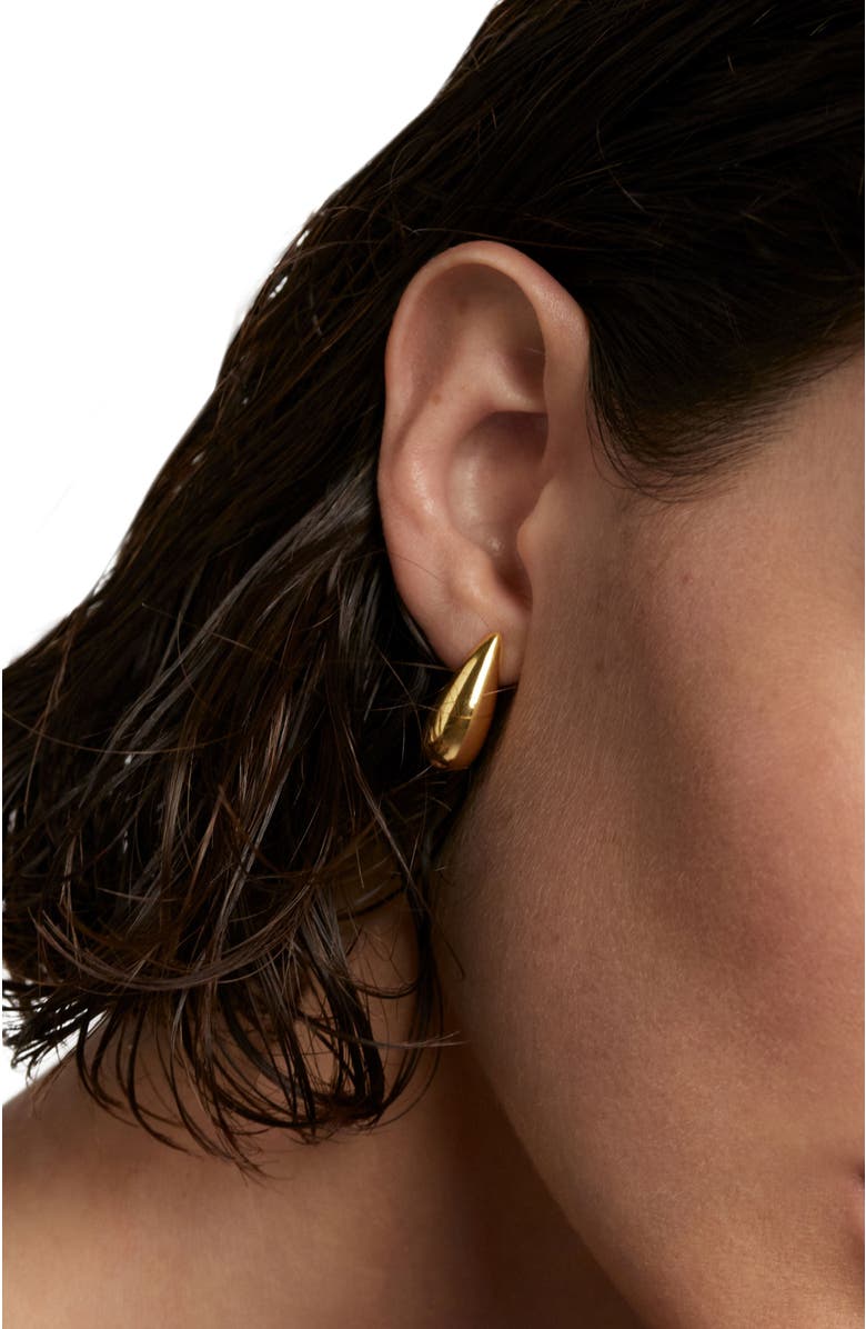 PDPAOLA Large Sugar Earrings, Alternate, color, Gold