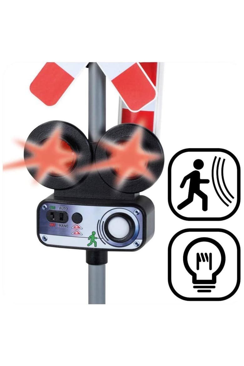 Train Crossing Traffic Light Cycle, Alternate, color, Multicolored