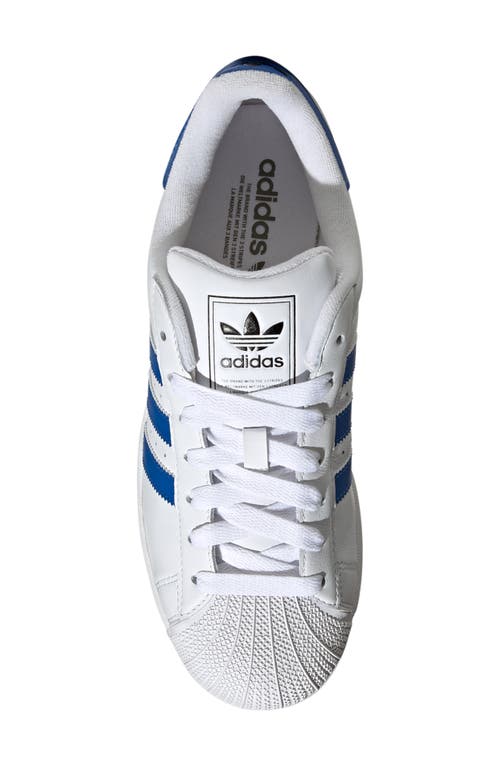 Adidas Originals Adidas Gender Inclusive Superstar Ii Sneaker In White/blue/black