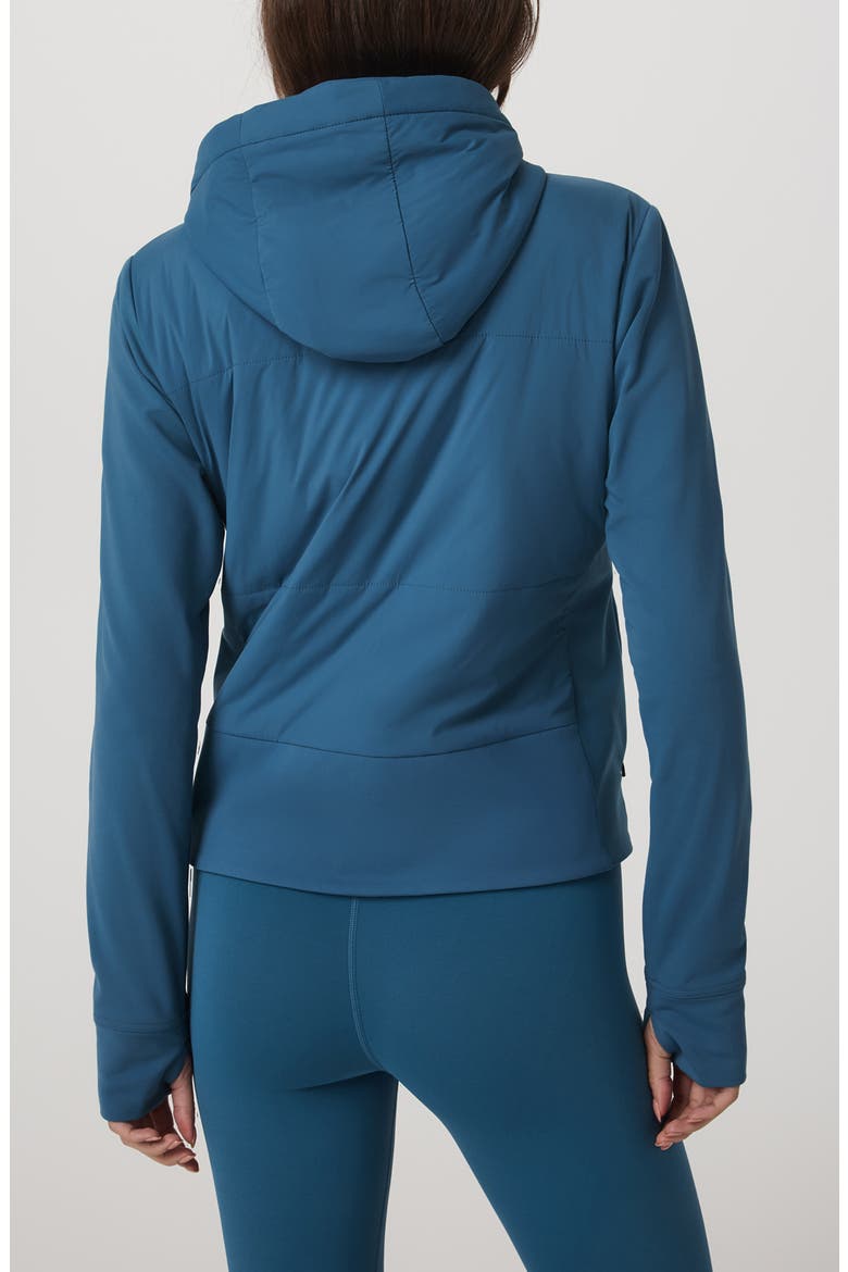 Chilled Out Water Repellent Insulated Training Jacket, Alternate, color, LAGOON