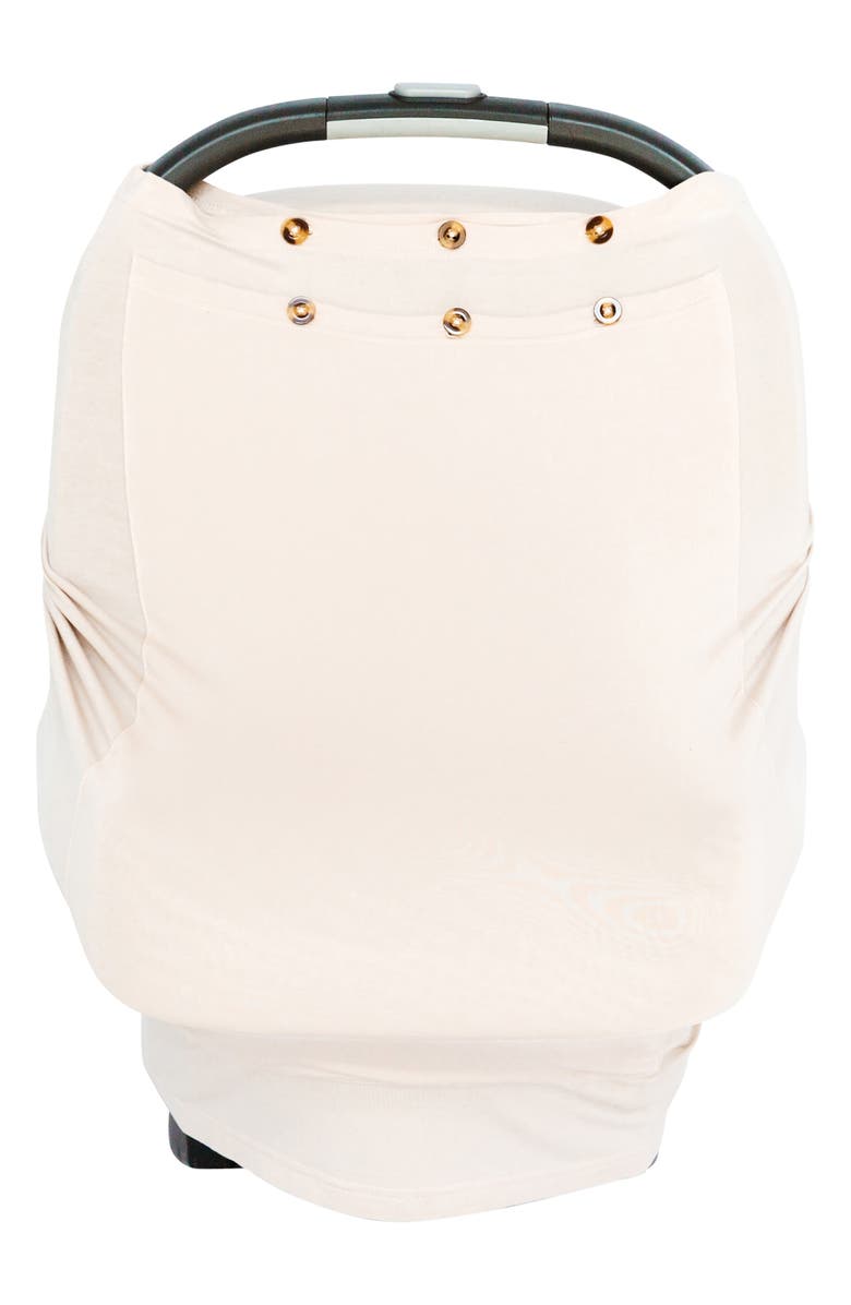 Snuggle Shield Luxe Protection Multiuse Infant Car Seat Cover, Alternate, color, Tan Sand