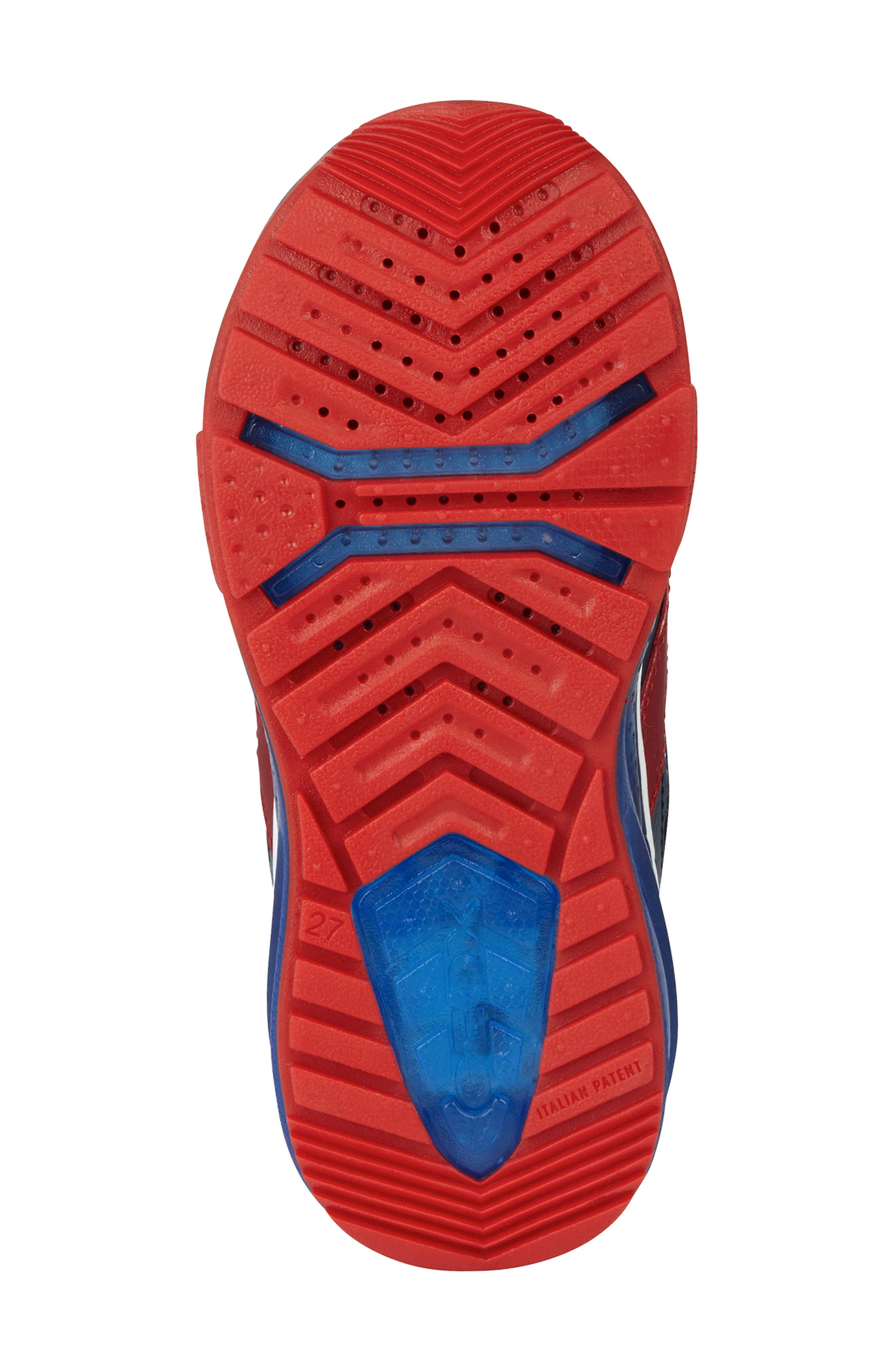 Geox x Marvel Bayonyc Light-Up Sneaker, Alternate, color, 