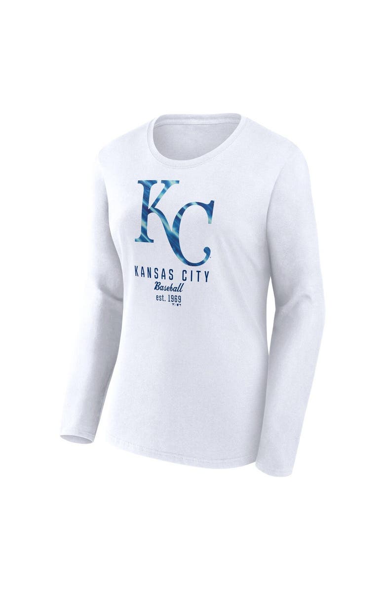 FANATICS Women's Fanatics Branded Royal Kansas City Royals Logo Fitted T-Shirt, Alternate, color, Royal