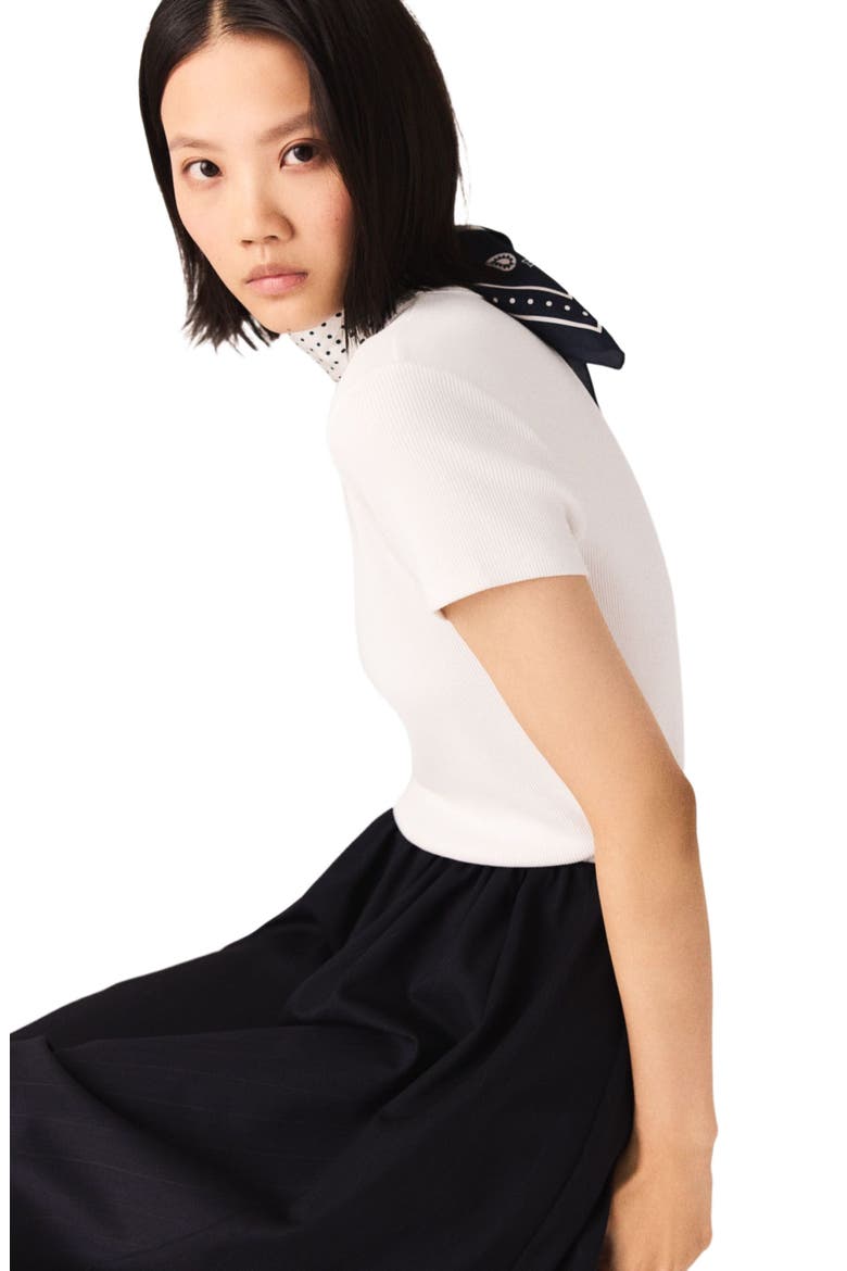 Cotton T-shirt, Alternate, color, White