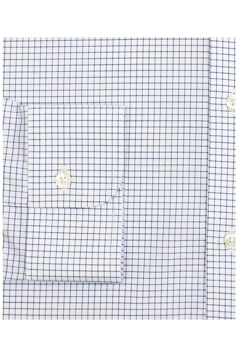 Non-Iron Stretch Regent Fit Supima® Cotton Dress Shirt, Alternate, color, SMGRDNAVY