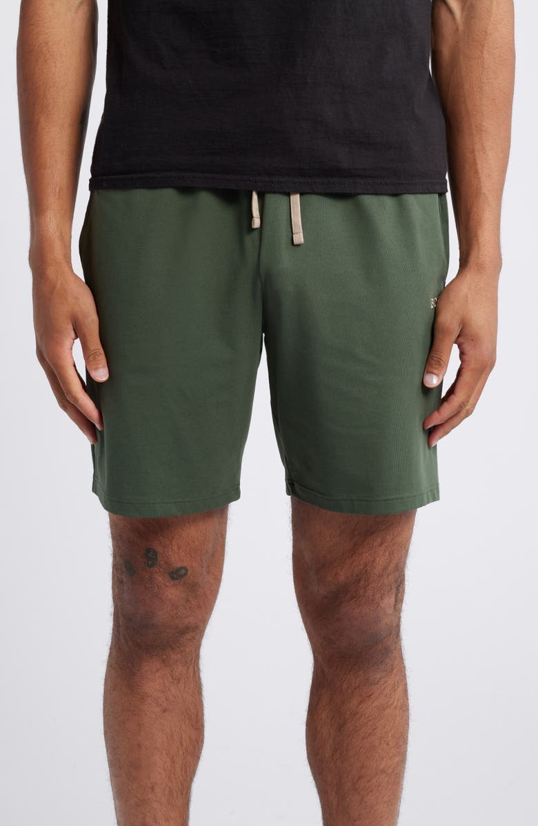 BOSS Drawstring Waist Shorts, Main, color, 