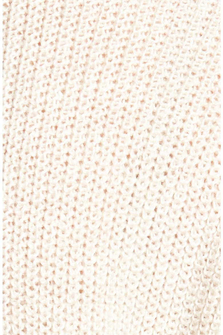 Button Back V-Neck Sweater, Alternate, color, BEIGE OATMEAL