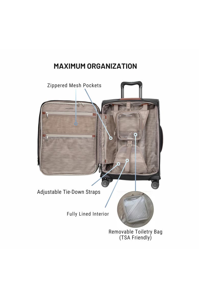 Montecito 3.0 Softside Expandable Luggage, 21" Carry-on, Alternate, color, Graphite