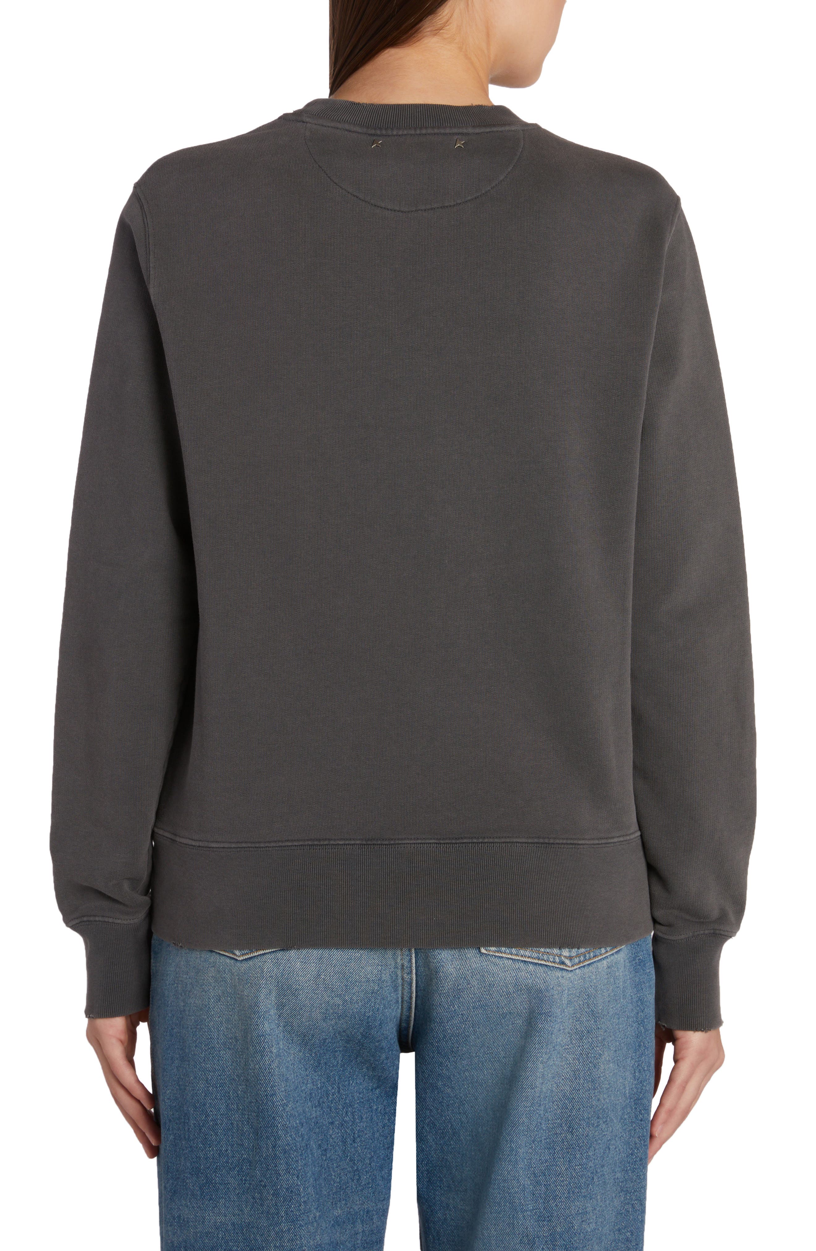 Distressed Logo Graphic Sweatshirt - image 2