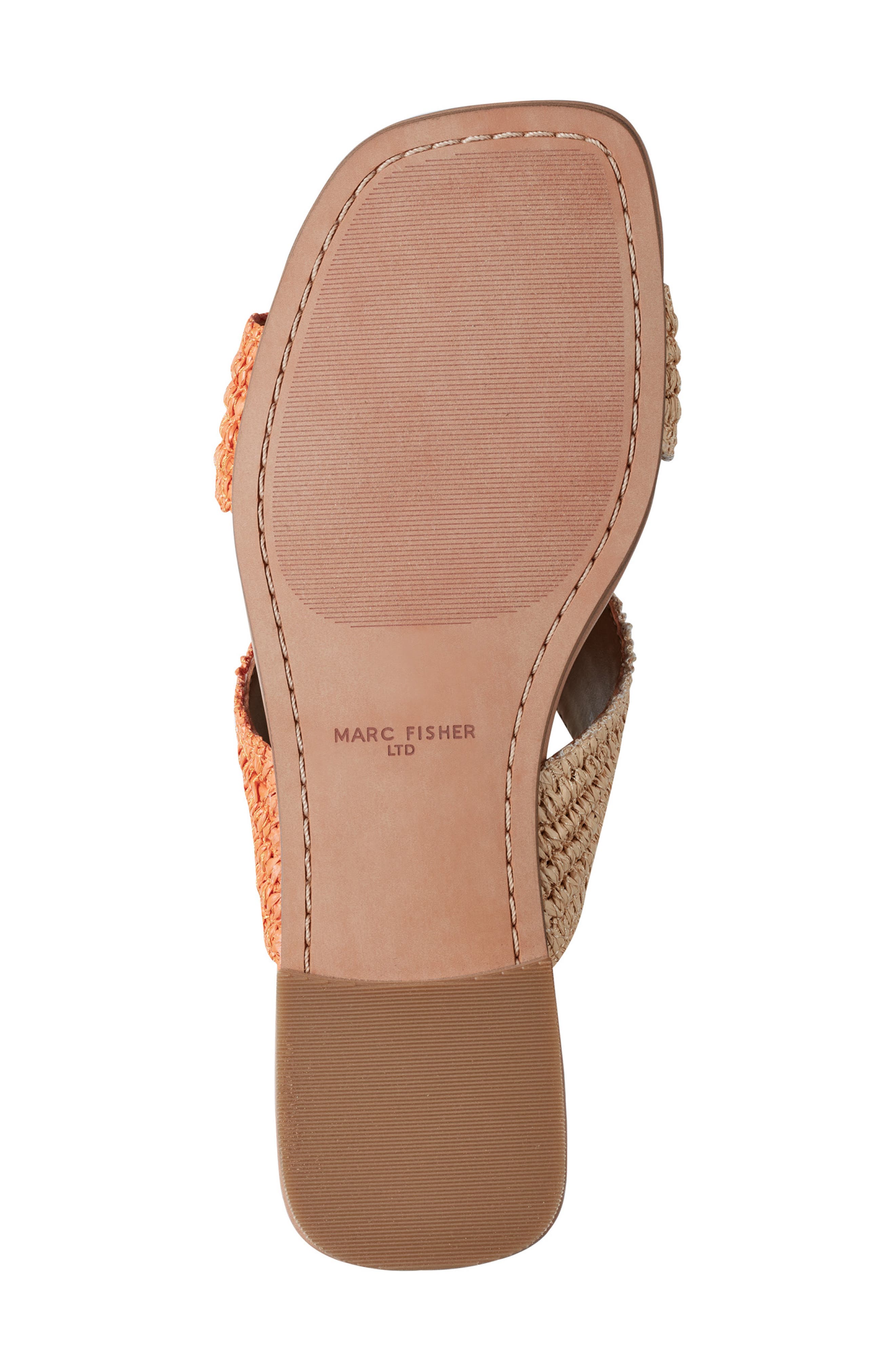 Marc Fisher LTD Navie Slide Sandal, Alternate, color, Orange