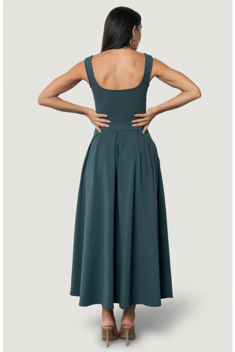 Giavanna Maxi Dress, Alternate, color, Dark Green